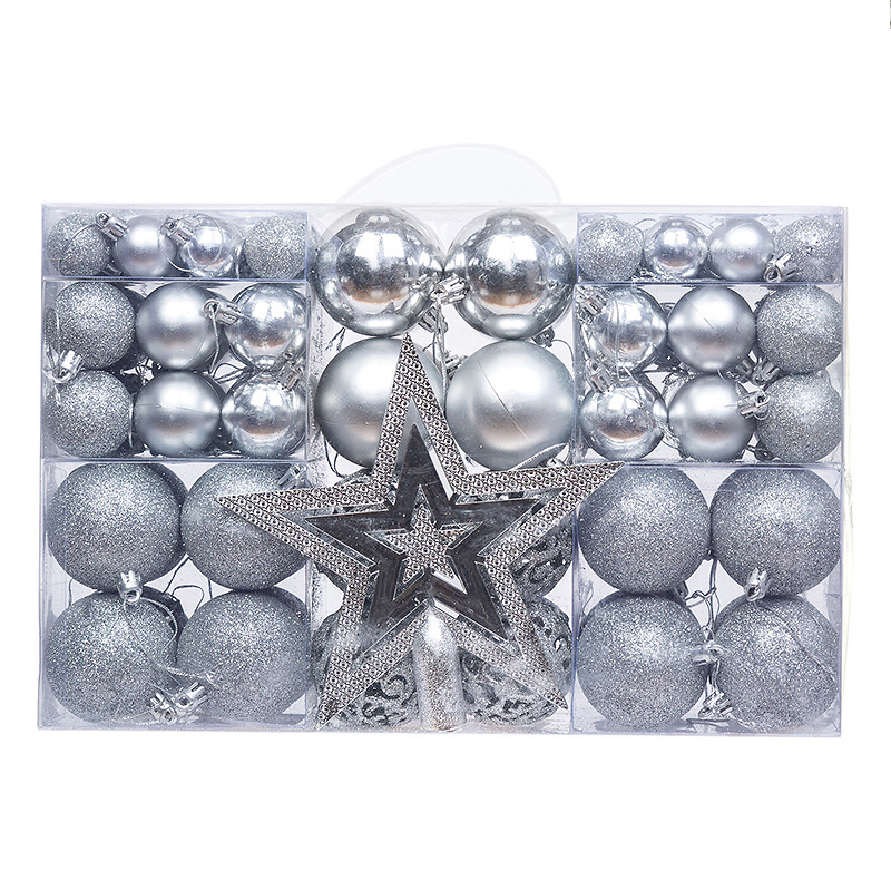 101PCS Christmas Tree Baubles Ornament Set