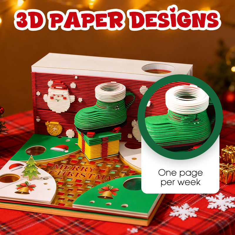 Christmas 3D Paper Decoration Calendarš
