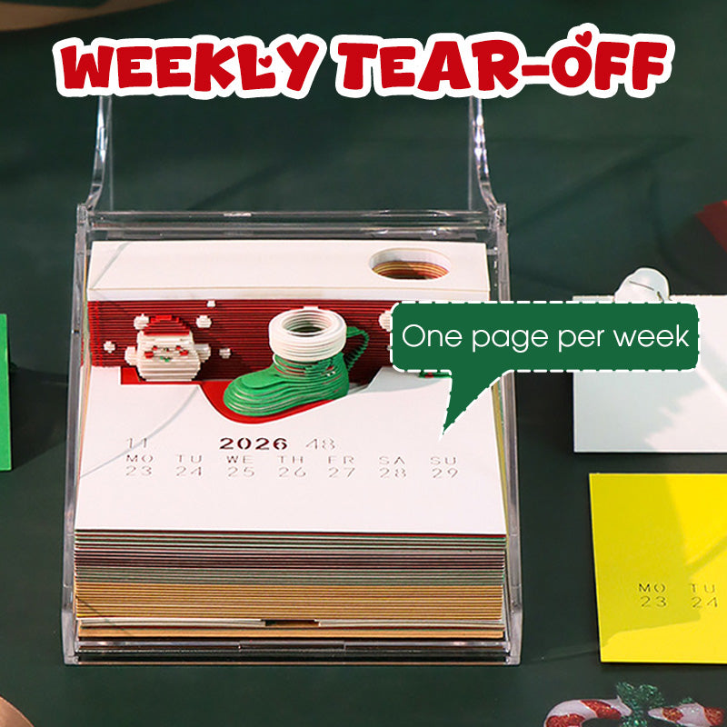 Christmas 3D Paper Decoration Calendarš