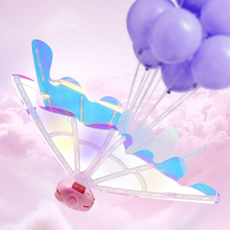 🎄Christmas Hot Sale🎁Rechargeable Electric Fairy Wings with LED Lights and Music🧚♀️