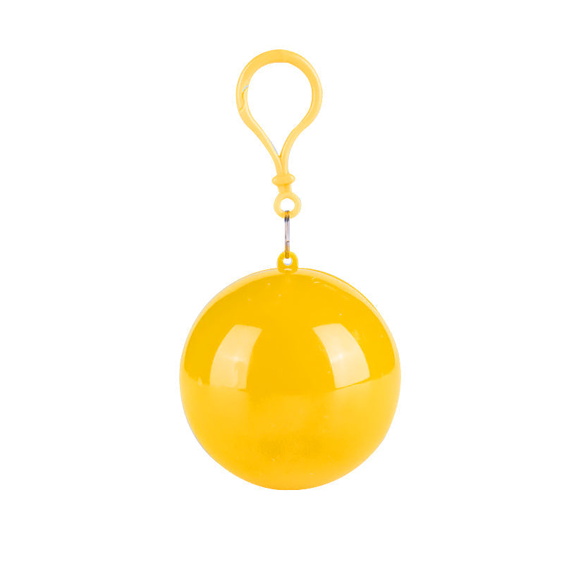 Mini Ball Shape Disposable Raincoat – Ultra‑compact ball packaging fits in any bag, purse or glove box. Waterproof & easy to use – always ready for sudden showers! 🌧️✨