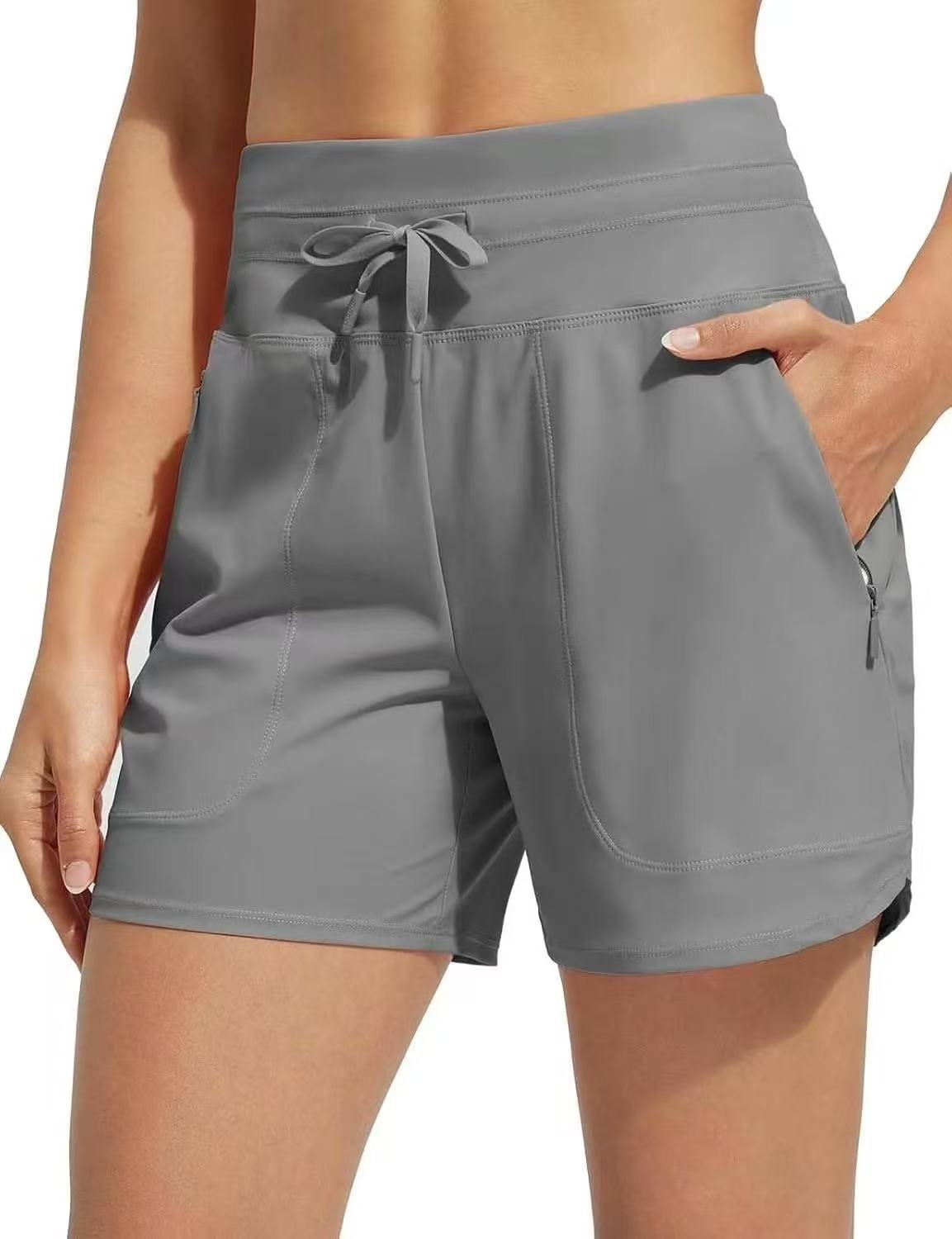 ❄️Women's 5" Swim Board Shorts High Waisted Quick Dry Swimsuit Swimming Bottoms