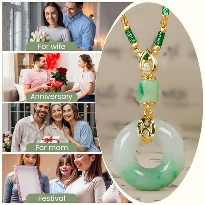 🔥2026 HOT SALE🔥 Hetian Jade Peace and Blessing Necklace