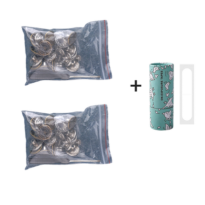 Removable No-Sew Jeans Buttons Set