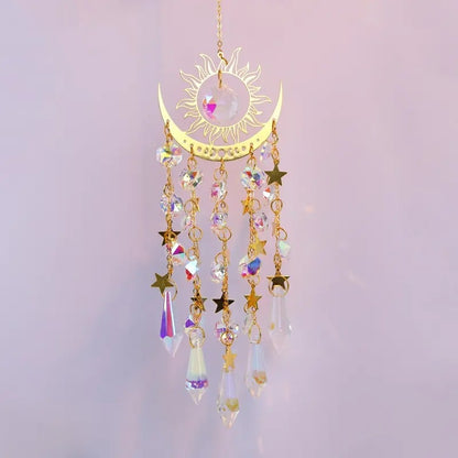 🌈Crystal Sun Catcher, lndoor Outdoor Decor for Window Bedroom Courtyard Garden☪️