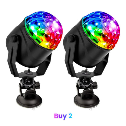 🎄 FESTIVE FEAST DEAL! 🔥Colorful Rotating Magic Disco Ball Light