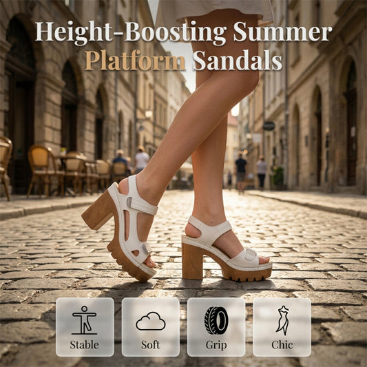 Women's Summer Platform One-Strap Sandals – Comfortable, Lightweight & Perfect for Beach or Daily Wear☀️