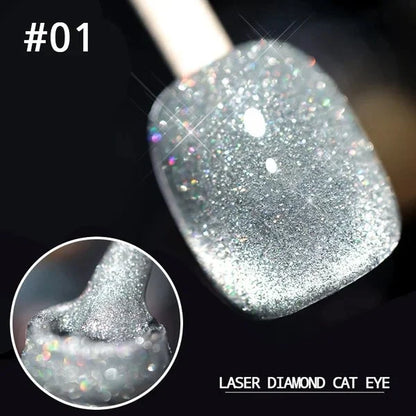 💎Laser Diamond Cat Eye neglelakk (kjøp 4, spar 20 %)