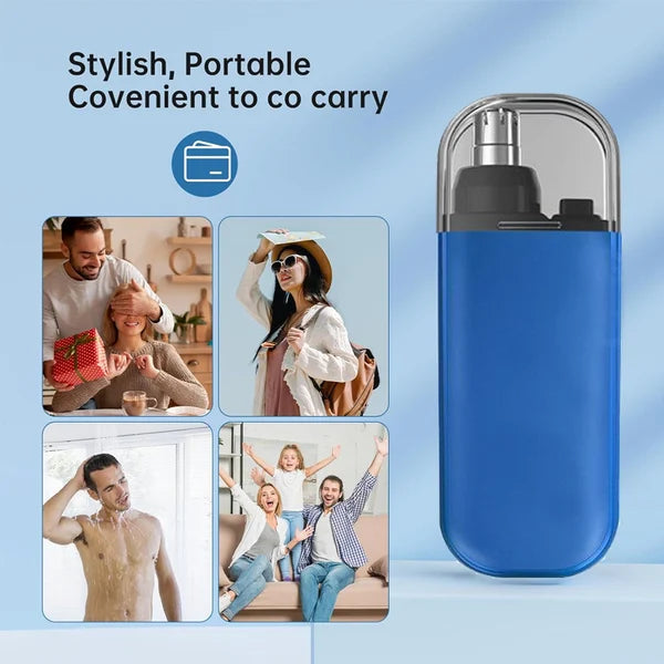 🪒 USB Rechargeable Nose Hair Trimmer | Portable Precision Grooming for Men