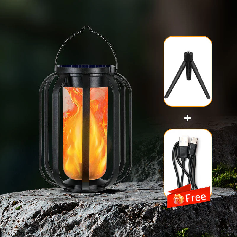 🌞Summer Sale 🔥Solar Lantern Outdoor Light with 4 Modes