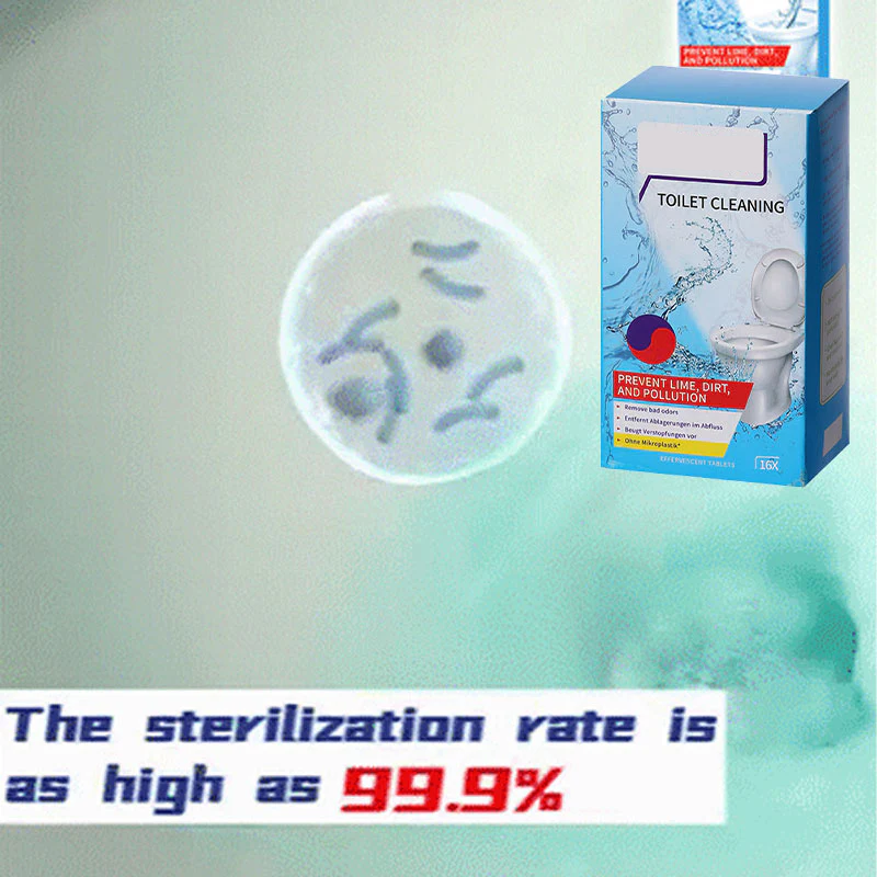 🔥Buy 1 Get 1 Free - 🍋Lemon Scent Toilet Bowl Cleaner Tablets