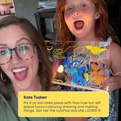 💞 Kids Luminous LED Acrylic Drawing Board
