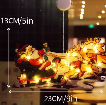 ⛄Christmas pre-sale🎄 Christmas Window Hanging Lights💡