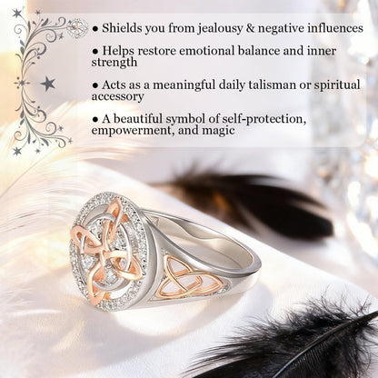 ✨💍Handmade Witch's Return-Knot Protection Ring💞Protect Your Loved Ones