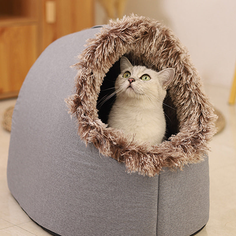 💥Hot sale 🐶🐱Pet Cozy Warm Cave Bed