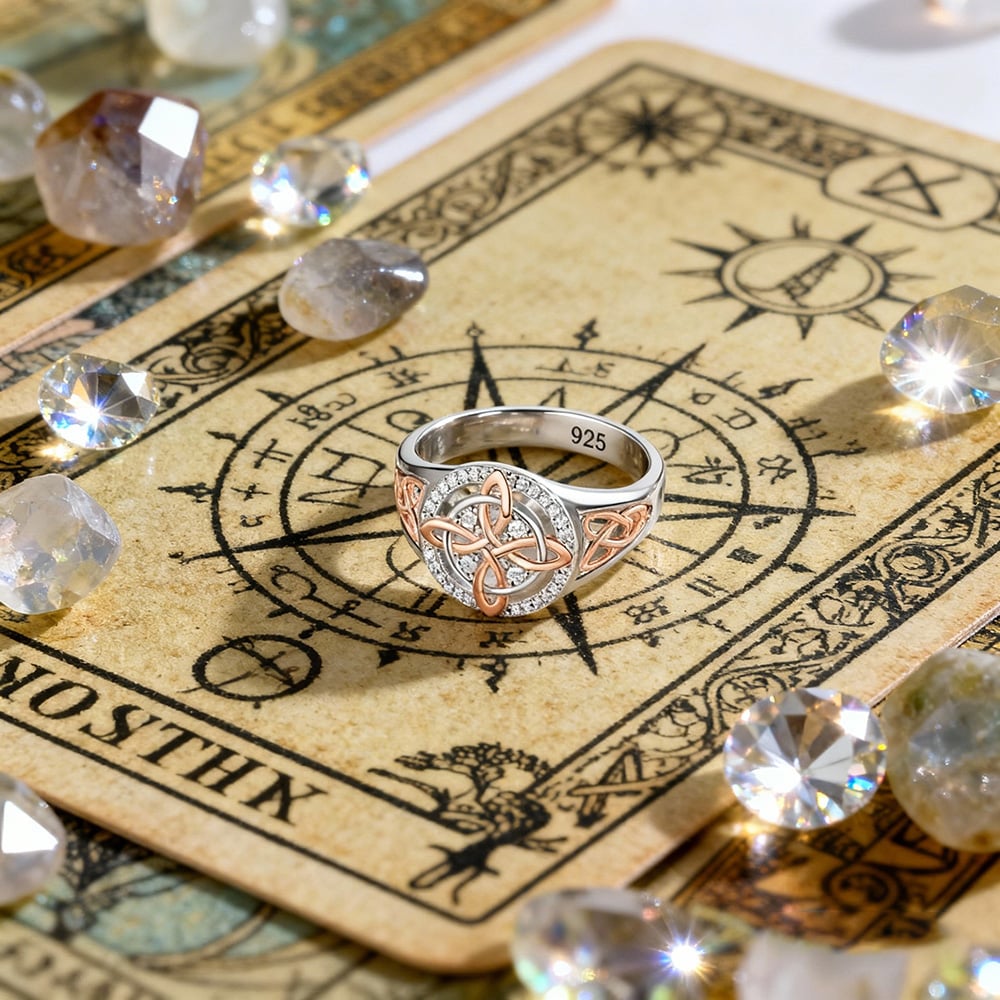 ✨💍Handmade Witch's Return-Knot Protection Ring💞Protect Your Loved Ones