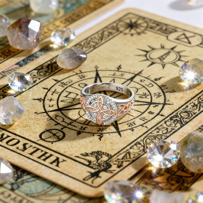 ✨💍Handmade Witch's Return-Knot Protection Ring💞Protect Your Loved Ones