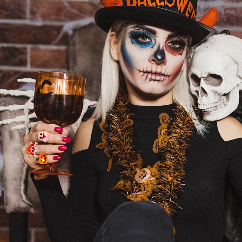 🎁LED Light Halloween Glowing Ring😍 - Set with 50pcs