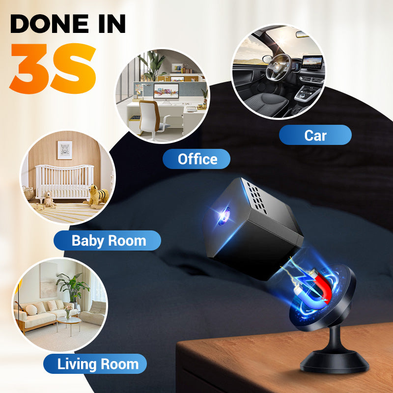 🔥Mini Smart HD Night Vision Security Camera🔋