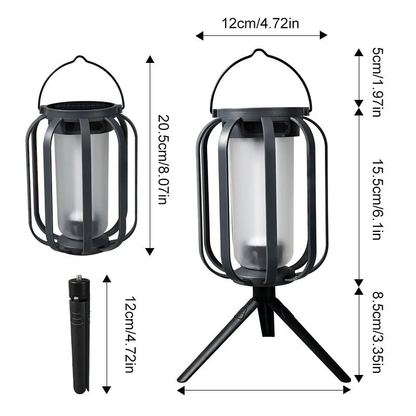 🌞Summer Sale 🔥Solar Lantern Outdoor Light with 4 Modes