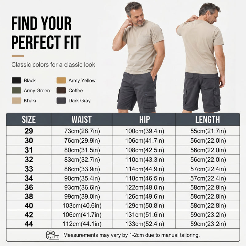🩳🏕️Men's Outdoor Cargo Shorts – Multi-Pocket & Breathable