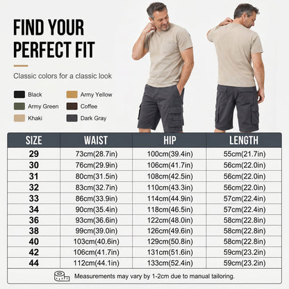 🩳🏕️Men's Outdoor Cargo Shorts – Multi-Pocket & Breathable