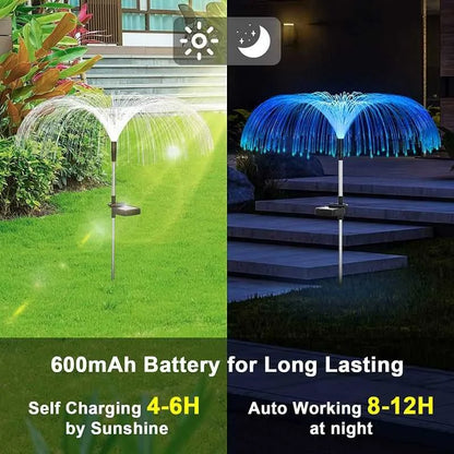 Solar Garden Lamp – Color-Changing Jellyfish Lamp