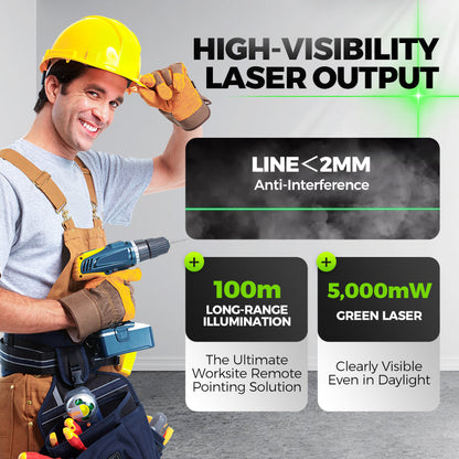 🔥Color Pattern Laser Flashlight