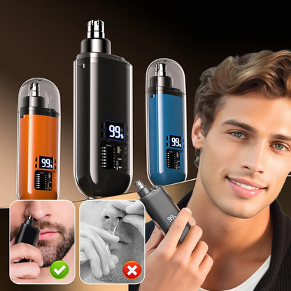 🪒 USB Rechargeable Nose Hair Trimmer | Portable Precision Grooming for Men
