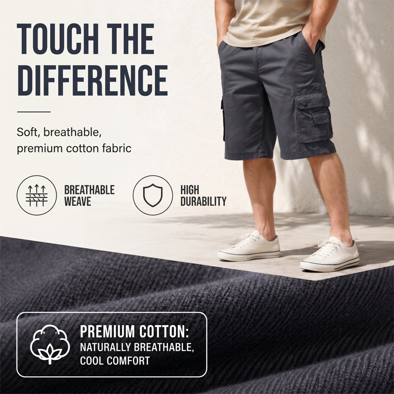 🩳🏕️Men's Outdoor Cargo Shorts – Multi-Pocket & Breathable