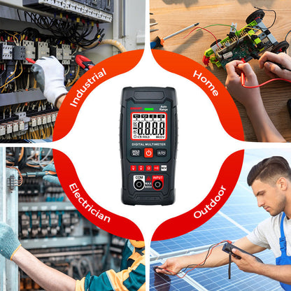 🔧⚡️ Smart Anti-Burn Multimeter! 4000-Count Auto-Ranging, Palm-Sized Zero-Fail Measurement Tool ✨