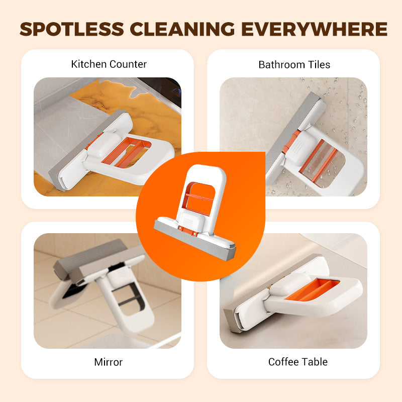 📢 ONLY TODAY ⭐ Buy 2 and get 1 free 🧹 Mini Mop SELF-WRINGING & portable