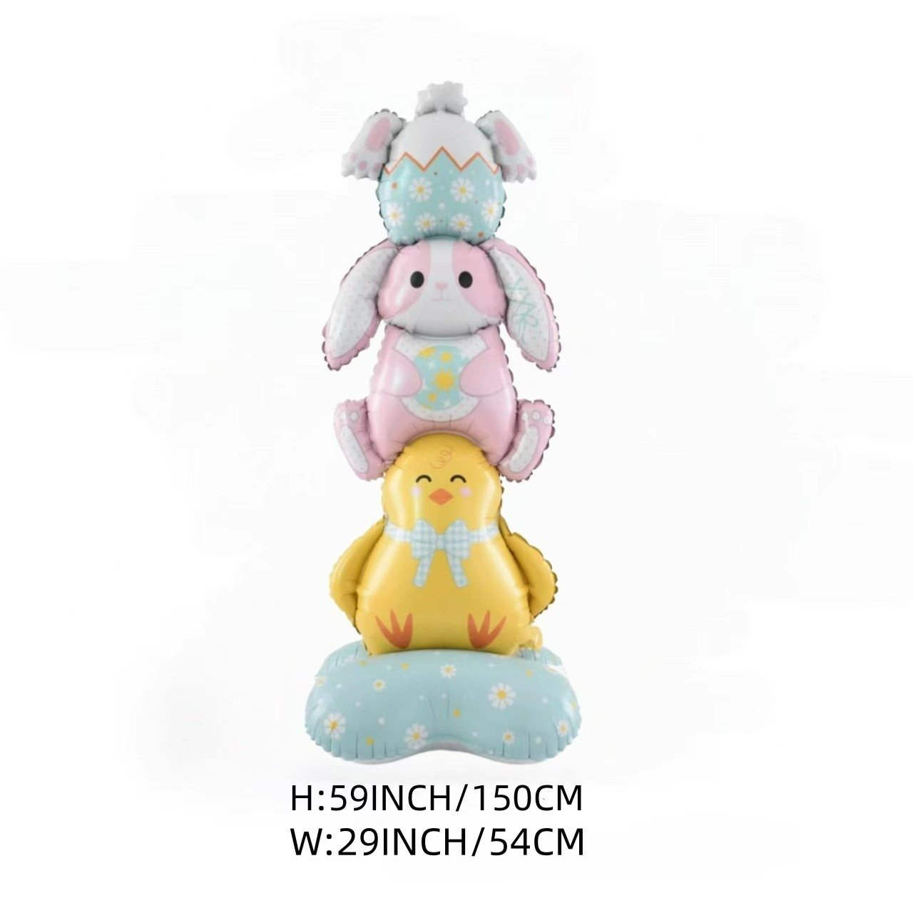 🎁Easter Early Bird Sale🐰Giant 3D Standing Bunny Balloon Self-Supporting Festive Cheer