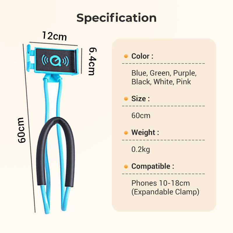 Adjustable Neck Phone Holder Stand