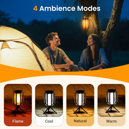 🌞Summer Sale 🔥Solar Lantern Outdoor Light with 4 Modes