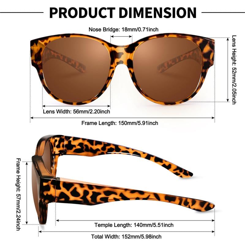 👓UV400 Sunglasses – Fit over prescription glasses, stylish & comfy. Polarized, glare‑free. Perfect for driving & sunny days! 🛡️✨