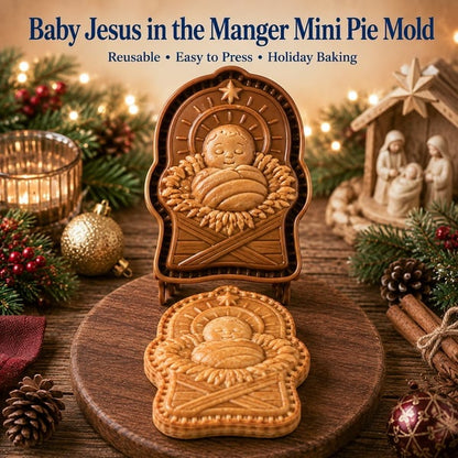 🥧✨ Faith & Nativity Christmas Mini Pie Mold Collection