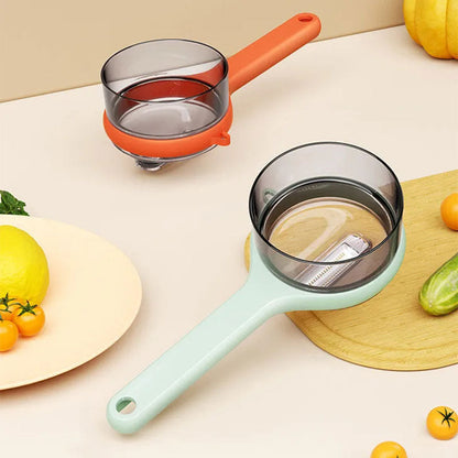 🔥Hot Sale Deals-Multifunctional Peeler with Debris Storage Bucket