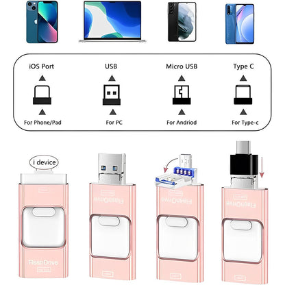 4 In 1 High Speed USB Multi Drive Flash Drive