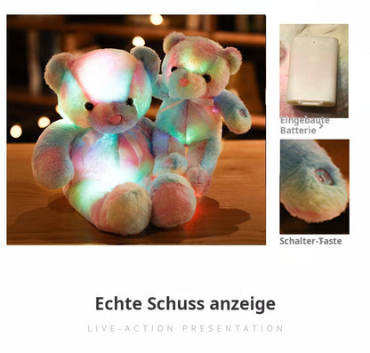 🧸Teddy Bear, Colourful LED Light, Soft Toys🌈