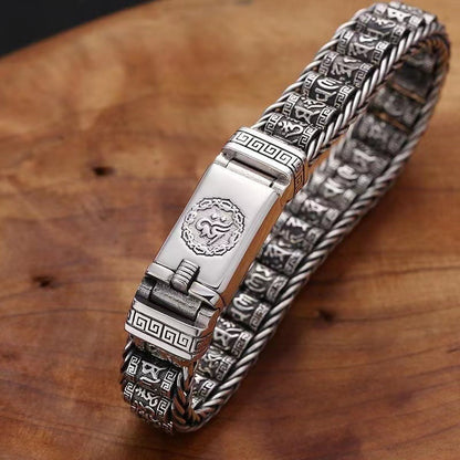 Six Character Truth-Prayer Wheel Bracelet⛓️
