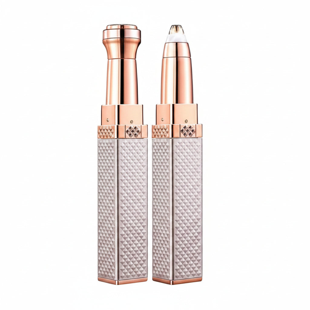 🔥 Portable Electric Eyebrow Trimmer – Interchangeable Heads 🪒
