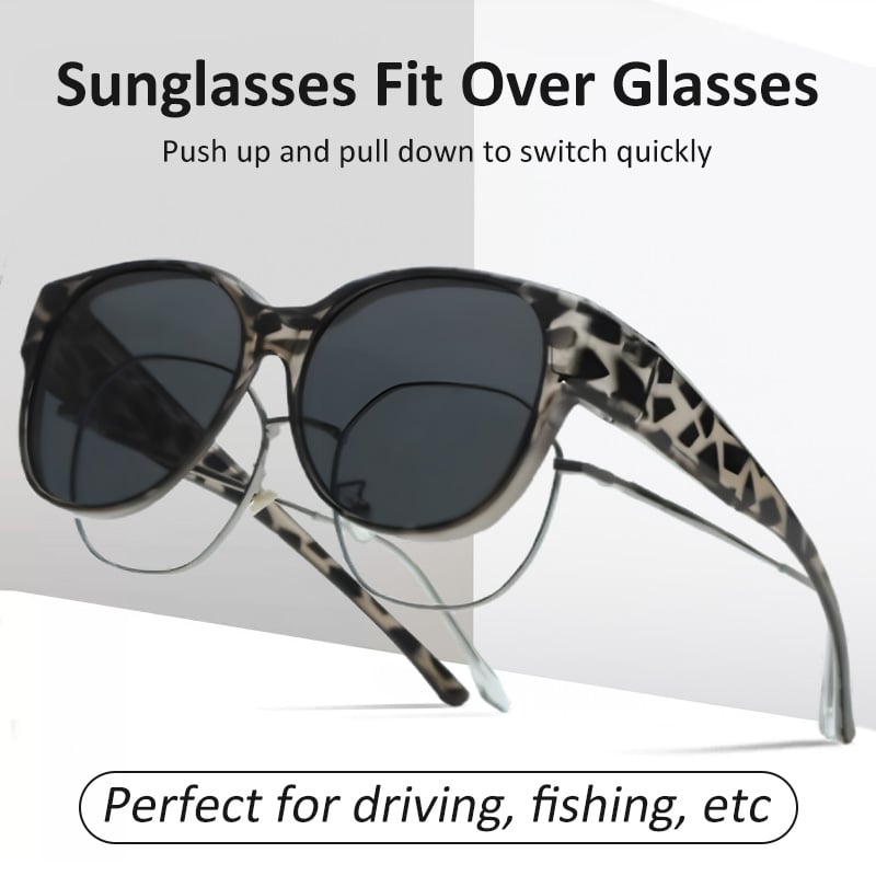 👓UV400 Sunglasses – Fit over prescription glasses, stylish & comfy. Polarized, glare‑free. Perfect for driving & sunny days! 🛡️✨