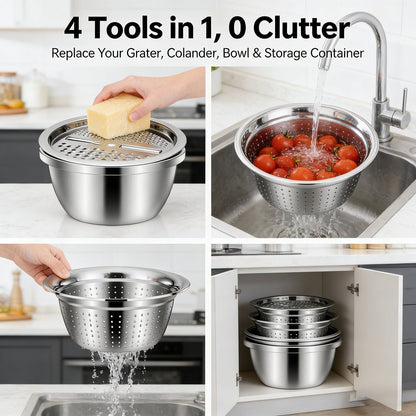 🔥Hot Sale Germany Multifunctional stainless steel basin