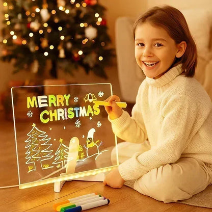 💞 Kids Luminous LED Acrylic Drawing Board