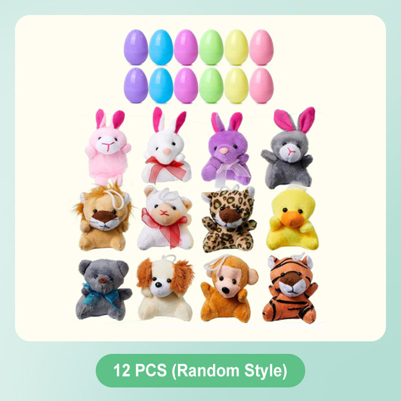 🎉Easter Hot Sale 50% OFF🥰Plush Animals Pre-Filled Easter Eggs