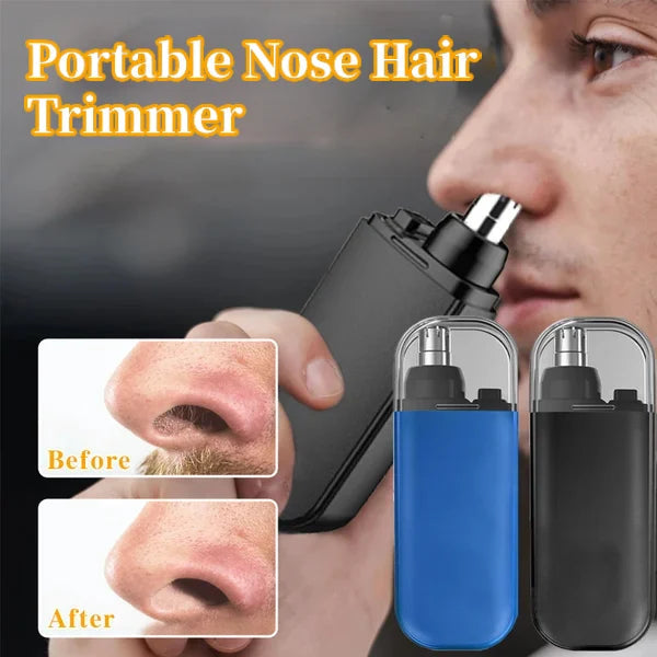 🪒 USB Rechargeable Nose Hair Trimmer | Portable Precision Grooming for Men