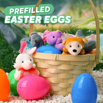 🎉Easter Hot Sale 50% OFF🥰Plush Animals Pre-Filled Easter Eggs
