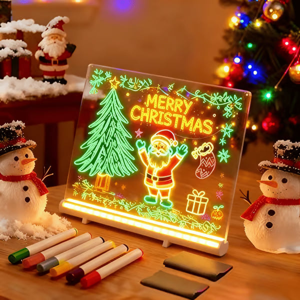 💞 Kids Luminous LED Acrylic Drawing Board