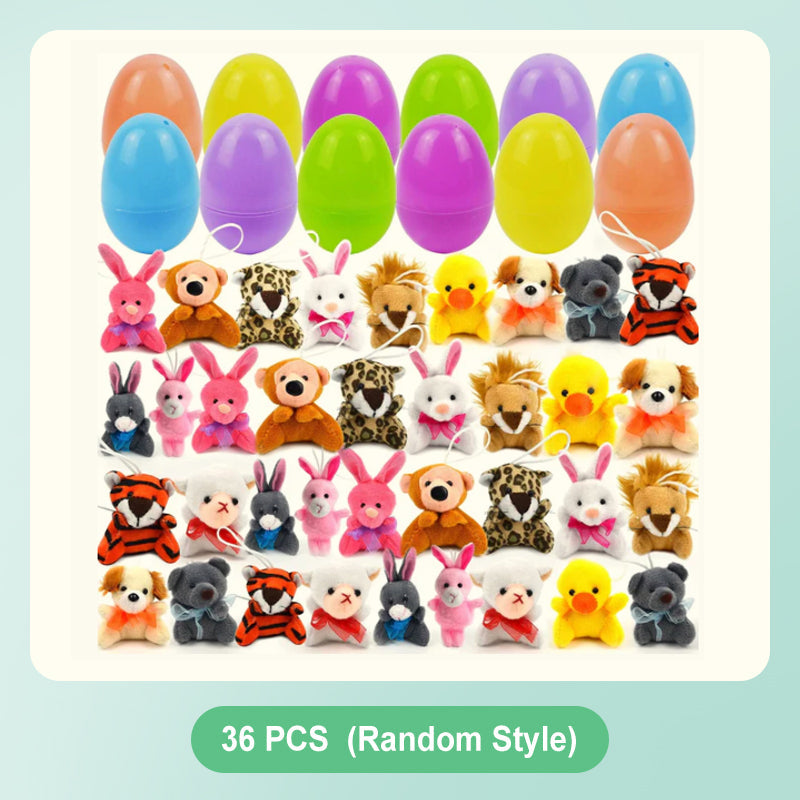 🎉Easter Hot Sale 50% OFF🥰Plush Animals Pre-Filled Easter Eggs